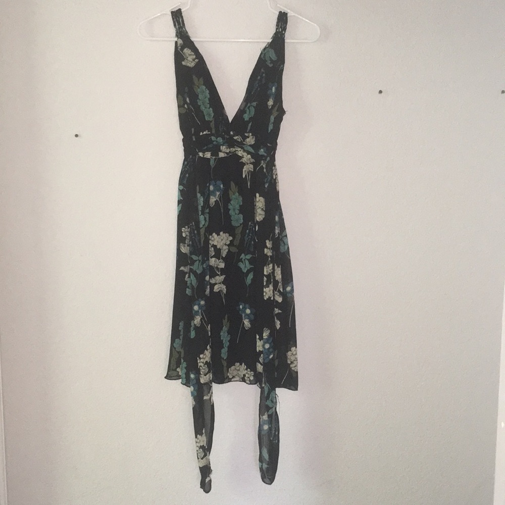 Twenty One Black Floral Dress